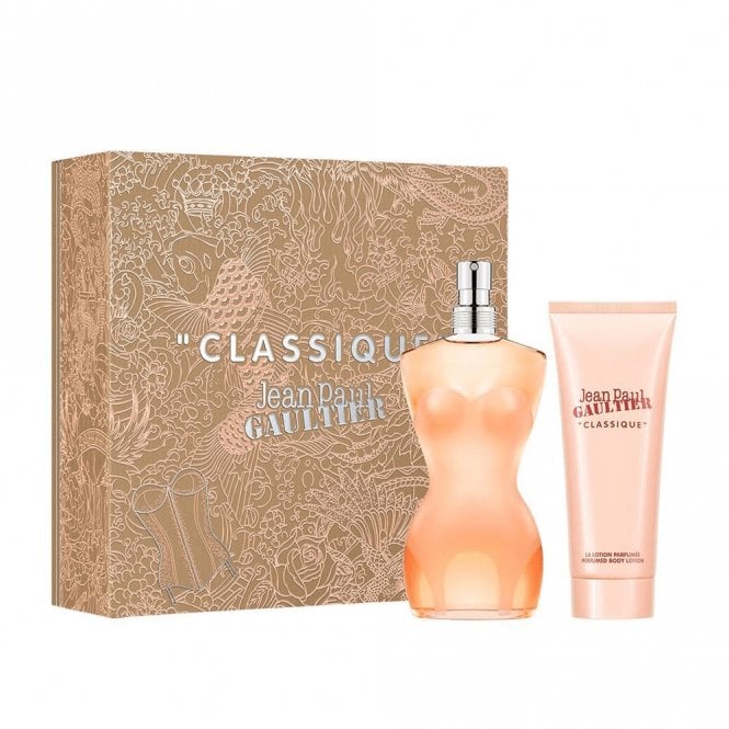 1252 JPG Classique 50ml 2pc Gift Set50ml Edt Spr, 75ml Body Lotion