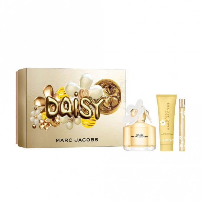 1606 Marc Jacobs Daisy 100ml 3pc Gift Set100ml Edt Spr, 75ml Body Lotion, 10ml Edt Spr