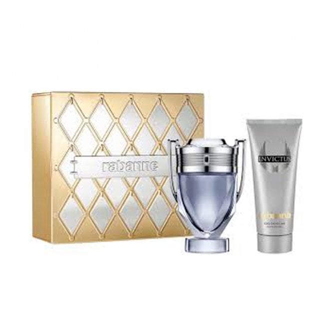 2571 Paco Rabanne Invictus 100ml 2pc Gift Set100ml Edt Spr, 100ml Shower Gel