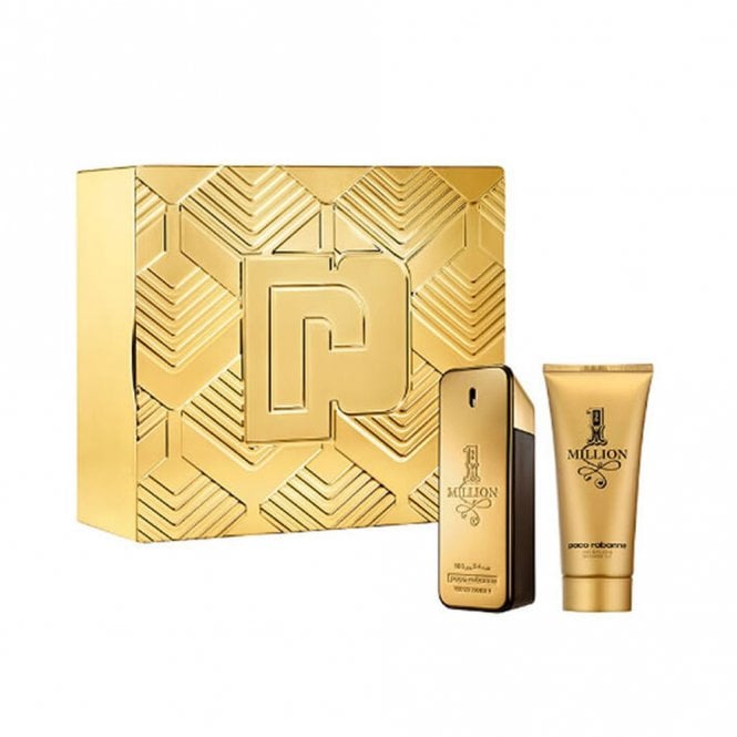 7907 Paco Rabanne 1 Million 100ml 2pc Gift Set100ml Edt Spr, 100ml Shower Gel
