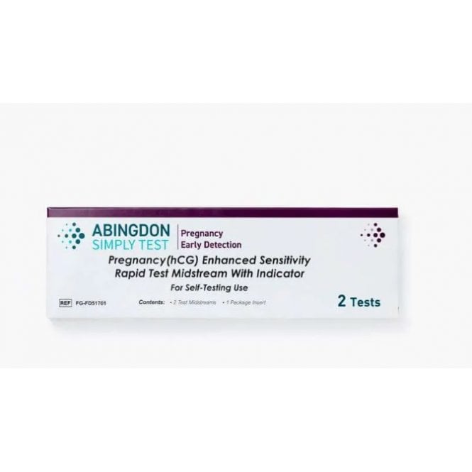 Abingdon Pregnancy Midstream Rapid Test (2)