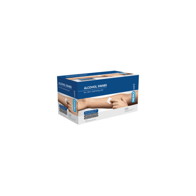 Aero Alcohol Swabs 100 pack