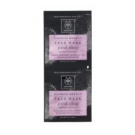 APIVITA Express Beauty Gentle Cleansing Face Mask With Pink Clay 2X8ml