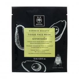 APIVITA Express Beauty Tissue Face Mask With Avocado Moisturizing & Soothing 15ml