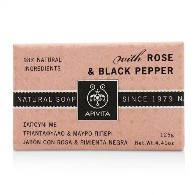 APIVITA Rose & Black Pepper Soap 125G