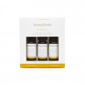Aromaworks Serenity Wellbeing Lemongrass & Geranium Oils Trio