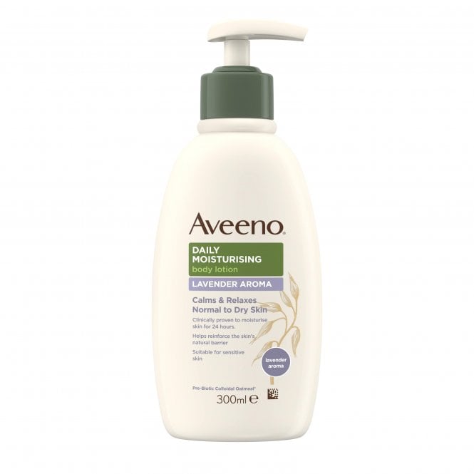Aveeno Daily Moist Lotion Fragranced Lavender 300ml
