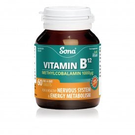 B12 Methylcobalamin 1000μg 60 Tabs