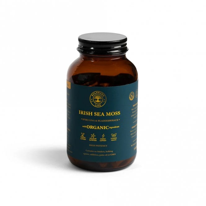 Balanced Life Ireland Irish Sea Moss, Bladderwrack & Spirulina Complex 90 Capsules (45 Day Supply)
