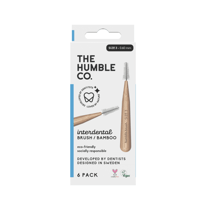 Bamboo Interdental Brush 6-pack - Size 3