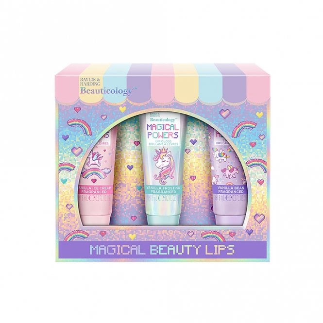 Baylis & Harding Beauticology Magical Beauty Lips Gift Set3 x 8ml Tube Lip Gloss
