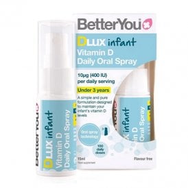 Better You DLUXInfant 400iu Daily Oral D3 Spray 15ml