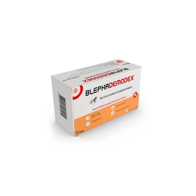 Blephademodex Eyelid Wipes 30 Pack