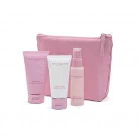 Body Collection Indulgent Wash Bag Wash Bag, 70ml Body Wash, 50ml Body Butter, 50ml Body Mist