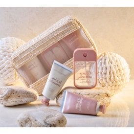 Body Collection Wash Bag Essentials Gift SetWash Bag, 50ml Body Wash, 45ml Body Mist, 50ml Body Butter