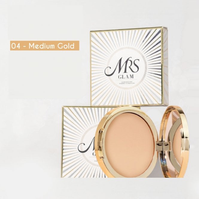 Bperfect Mrs Glam Glorious Skin Powder Foundation 70g Medium Gold 04