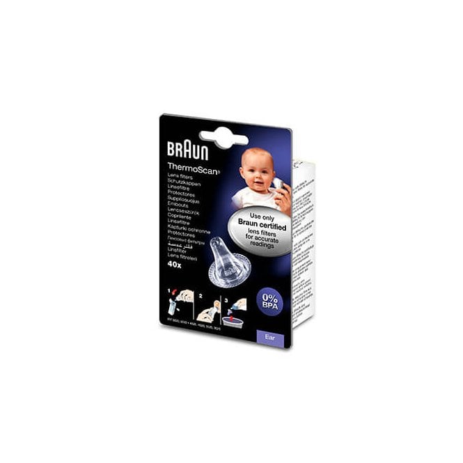 Braun Thermoscan Ear Thermometer Probe Covers 40 Pack