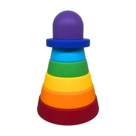 Bunny & Birdy 7pc Rainbow Stacker 6m+