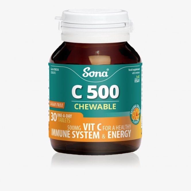 C500 Chewable Vitamin C 500mg 90 Tabs