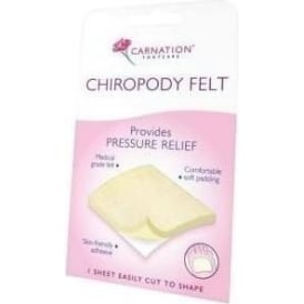 Carnation Chiropody Felt   Car470 Small