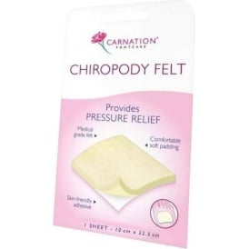 Carnation Chiropody Felt  Large Car450