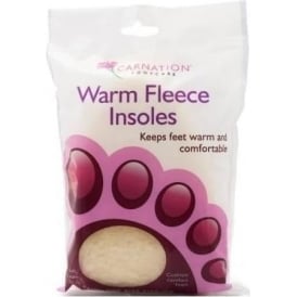 Carnation Warm Fleece Insoles   Pair