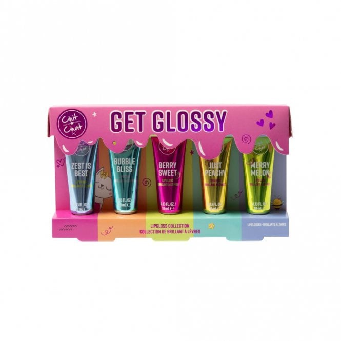 Chit Chat Get Glossy Gift Set5 x 10ml Lip Glosses