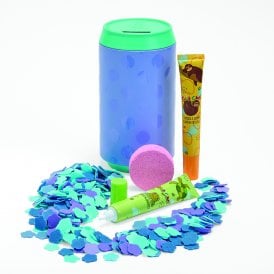 Chit Chat Pamper PenniesMoney Tin, 2 x 20ml  Soap Doodles, 30g Bath Confetti, 30g Bath Fizzer