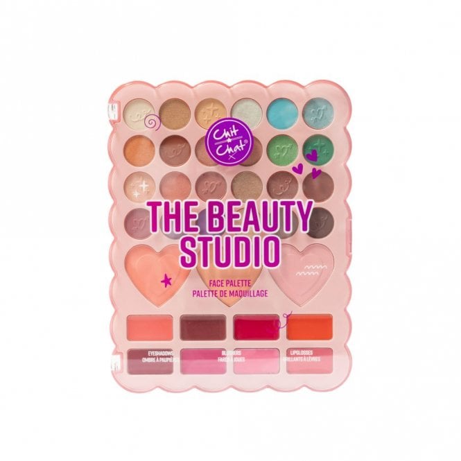 Chit Chat The Beauty Studio Gift Set24 Eyeshadows, 8 x 1.5g Lip Glosses, 3 x 3g Face Powders