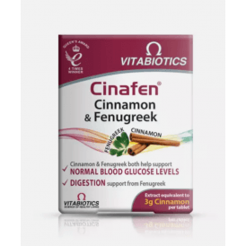 Cinafen Cinnamon and Fenugreek 60 tablets