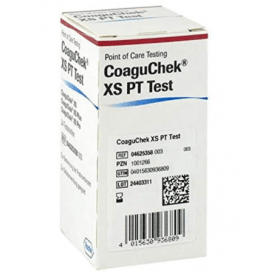 COAGUCHEK XS PT TEST STRIPS 24