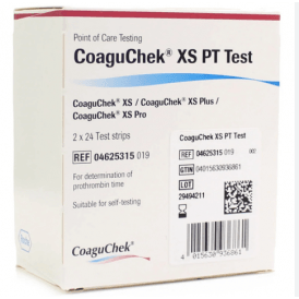 COAGUCHEK XS PT TEST STRIPS 48