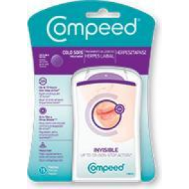 Compeed Invisible Cold Sore Patch Pack Of 15