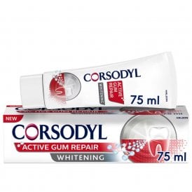 Corsodyl Active Gum Repair & Whitening Toothpaste 75ml