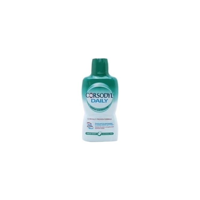 Corsodyl Daily Mouthwash Alcohol Free Fresh Mint 500ml