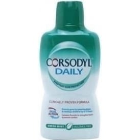 Corsodyl Daily Mouthwash Alcohol Free Fresh Mint 500ml