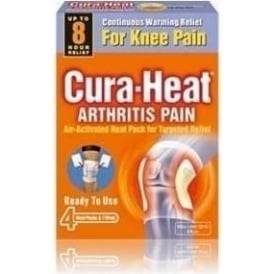 Cura-Heat Arthritis Pain Knee 4 Pack