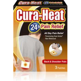 Cura-Heat Back & Shoulder   Pack Of 3