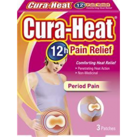 Cura Heat Period Pain     3 Pack