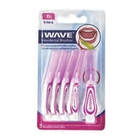 Curaprox IWave 0.40mm Pink Interdental Brushes 5's