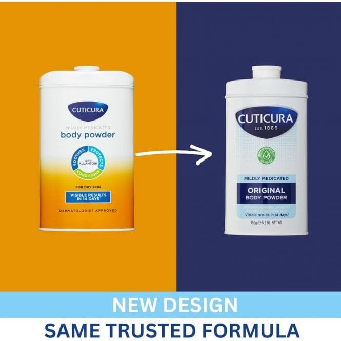 Cuticura Mildly Medicated Body Powder 250g
