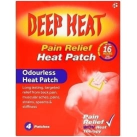 Deep Heat Patches 4 Pack