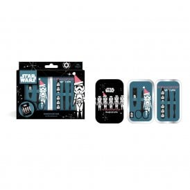 Disney Star Wars Christmas Manicure Gift SetGrooming Scissors, Tweezers, Glass Nail File, Nail Clippers, Cuticle Pusher