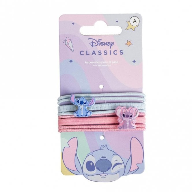Disney Stitch 8pk Ponytailers