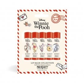 Disney Winnie The Pooh Festive Lip Balm Collection5 x 4g Lip Balms