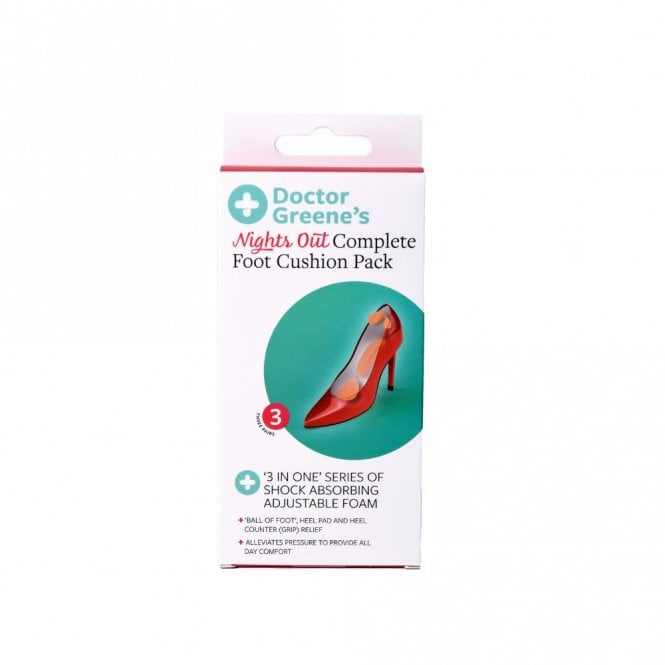 Doctor Greene's Nights Out Complete Foot Cushion Pack 3 Pairs