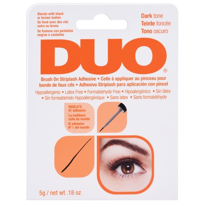 DUO Brush On Striplash Adhesive with Vitamins Dark