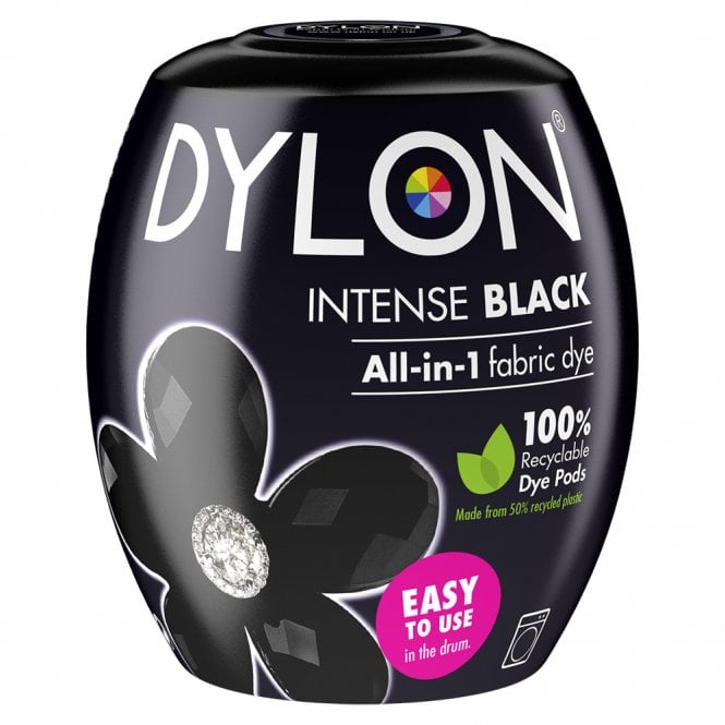 Dylon Pod Intense Black Machine Dye 12 350g
