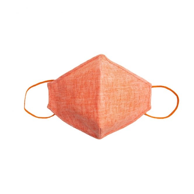Easy Diamond Reusable Mask Orange Linen Medium