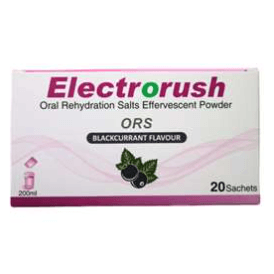 Electrorush ORS Sachets Blackcurrant 20 pack